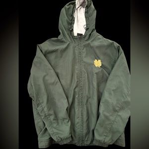 Notre Dame hooded windbreaker-Large